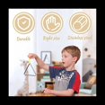 thumbnail image 4 of Instrument de Percussion Triangle en Acier 10 Pcs, Triangle à Main pour Enfants Adultes (6 Pouces), 10 x Triangle, Argent&Jaune, 4 of 6