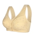 thumbnail image 1 of Women‘s Soft Cotton Front Closure Bralette  Floral Print  Wire   Vest Style  Plus Size, 1 of 4