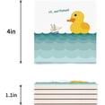 thumbnail image 3 of FMSHPON Hi Earthman Cute Yellow Duck Set of 8 Coaster for Drinks, Absorbent Ceramic Stone Coasters Cup Mat with Cork Base for Home Kitchen Room Coffee Table Bar Decor, 3 of 4