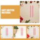 thumbnail image 3 of 24 mini bufandas navideñas: para muñecos de nieve y osos, tela de punto suave para decoraciones navideñas y adornos colgantes para el árbol de Navidad., 3 of 7