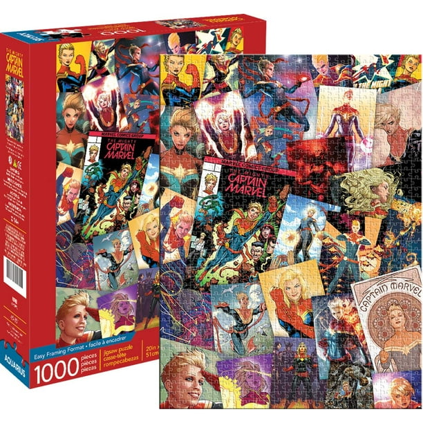 Puzzle AQUARIUS Marvel Captain Marvel Collage 1000 unidades