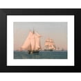 thumbnail image 2 of Christoffer Wilhelm Eckersberg 18x14 Black Modern Framed Museum Art Print Titled - Ships Under Sail in a Mild Breeze on a Clear Summer's Afternoon (1836), 2 of 5
