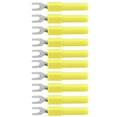 thumbnail image 1 of Fork Wire Connector, Reliable Spade Plug U Type High Strength Rugged Lightweight  For Multimeter Yellow, 1 of 8