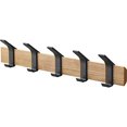 thumbnail image 1 of YAMAZAKI home Rin Wall-Mounted Coat Hanger Brown, 1 of 5