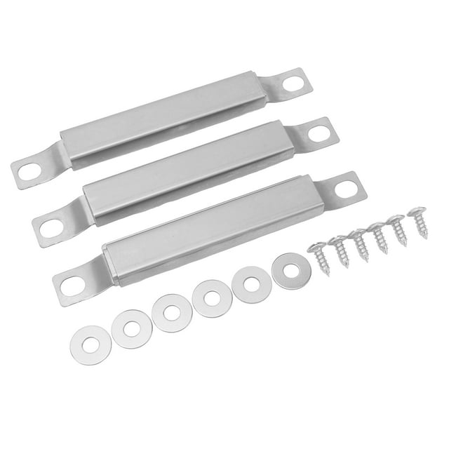 Tubes 3PCS Crossover Tubes Replacement Stainless Steel Universal Adjustable Grill Crossover Tube With Screws For BBQ Parts