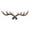 B, variant on Hovilon Vintage Deer Antlers Wall Hooks,Deer Antlers Coat Rack Key Holder Jewellery Display Rack,16 Inch Wall Mounted Clothes Hanger Coat Rack Key Holder for Decorative Wall Hook