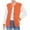 Orange, variant on Kaemgyyd Coats for Women Lightweight Button down Long Sleeve Outerwear Fashion Color Block Crew Neck Jacket with Pockets
