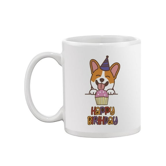 Happy Birthday Corgi Mug - SPIdeals Designs,