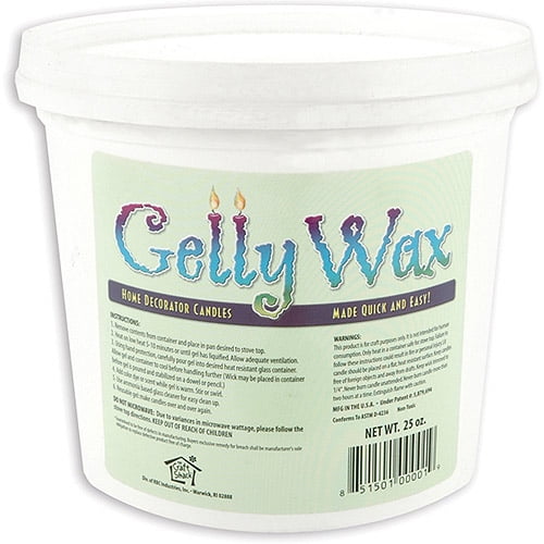 Gelly Candle Wax 25 oz, Clear