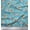 Turquoise Blue, variant on Soimoi Cotton Duck Fabric Leaves,Bird & Anemone Floral Print Fabric by The Yard 42 Inch Wide