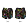 thumbnail image 5 of Lsque Color Summer Printed Women's Running Shorts with Liner Pockets,Elastic Quick Dry Workout Athletic Gym Yoga Shorts,Womens High Waist Shorts-Large, 5 of 9