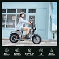 thumbnail image 2 of Isinwheel H7 Pro 1200W Electric Scooter for Adults with 38 mph Speed and 43 Miles Range for Urban Commute and Off-Road Adventure, 2 of 9
