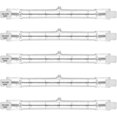 thumbnail image 1 of 5pcs 500w Equivalent R7s Linear Halogen Floodlight 7750lm 2700k J118 Safety Bulb Dimmable Length 118mm, 1 of 5