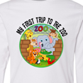 thumbnail image 4 of Inktastic First Trip to the Zoo Long Sleeve Youth T-Shirt, 4 of 5