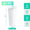 thumbnail image 2 of Vasos de café desechables de papel Jolly Party, 600 ml [paquete de 100], 2 of 7