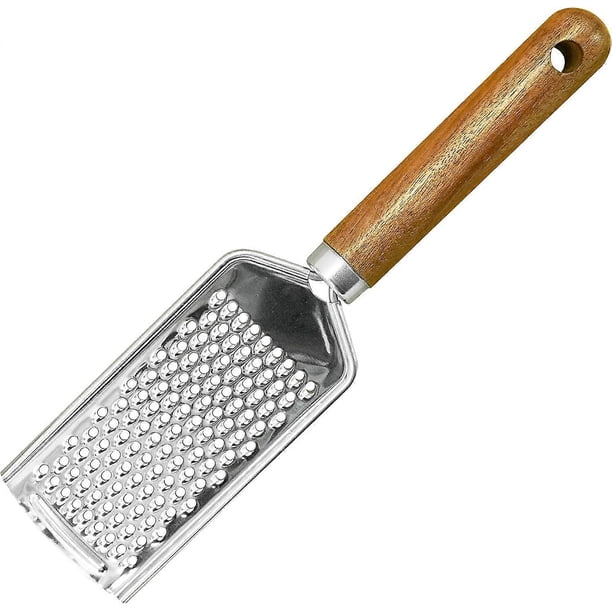 FSC Hand Grater, Food Grater, Dimensions:23.5*6cm, Colour: Brown, Silver