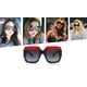 thumbnail image 4 of Anteojos de sol FEISEDY retro cuadrados extragrandes para mujer B2276, 4 of 8