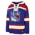 thumbnail image 2 of Men's '47 Artemi Panarin Royal New York Rangers Big & Tall Lace-up Pullover Hoodie, 2 of 3