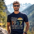 thumbnail image 3 of Vintage February 1957 T-Shirt - Retro Style Birthday Tee for Men - Meaningful Birthday Gift for February Born, 3 of 4
