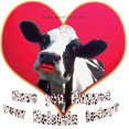thumbnail image 2 of CafePress - Cows Need Love -  Round Wood Ornament 4", 2 of 2