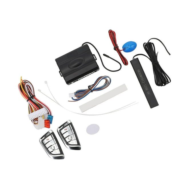 Système d'Entrée Sans Clé PKE, Système de Démarrage à Distance Automatique Anti-Interférence Compact Réactif Haute Sécurité pour Véhicule à Carburant 12V