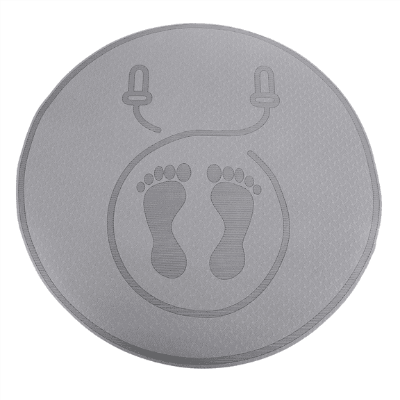 New Arrivals Jump Rope Mat Shock Absorption and Sound Insulation Mute Mat,Black