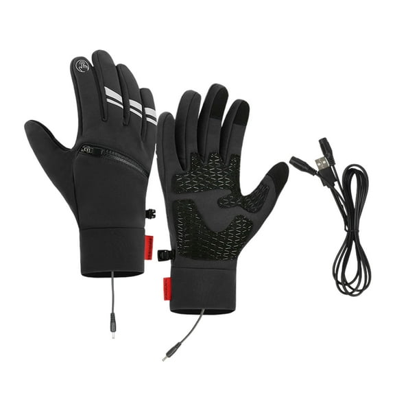 Heated Thermal Touchscreen Gloves for Outdoor Activities - Rechargeable Battery Heating Gloves Liner for Riding Ski Snowboard Hiking Cycling Hand Warmers