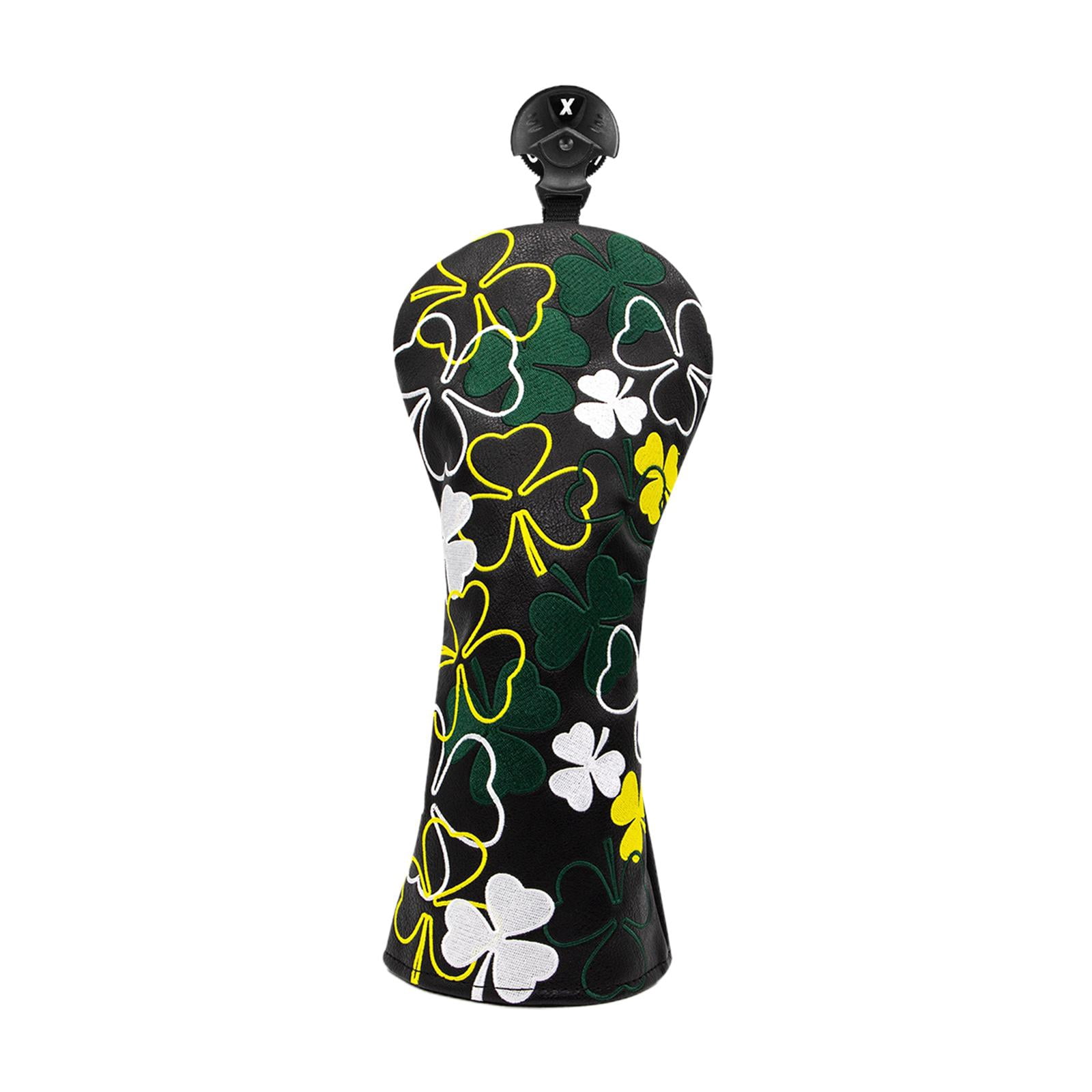 DimyFew Golf Club Head Cover Embroidered Patterned Water Resistant with Tags Hybrid Head FW