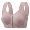 thumbnail image 1 of Womens Bras Bra Women Breathable No Underwire Bras Plus Size Front Closure Bralettes Comfort Full Coverage Hide Back Bras, 1 of 5
