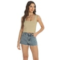 thumbnail image 3 of Womens Ribbed Crop Top 2024 Square Neck Sleeveless Sexy Summer Knit Tops Basic Tank Tops, 3 of 6