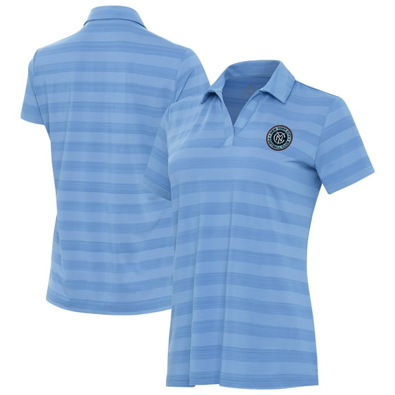 Women's Antigua Sky Blue New York City FC Tunnel Polo