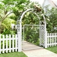 thumbnail image 6 of HITTITE Adjustable Chain Link Gate Kit, Anti-Rust Outdoor Garden Fence, Heavy Duty Pedestrian Walking Gate for Residential, Yard, Entry Way, 26"-72" Wide x 4' High, 6 of 8
