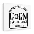 thumbnail image 4 of Scripture Walls  You Were Born Jeremiah 1:5 Bible Verse Canvas Christian Wall Art Ready to Hang Unframed, 4 of 12