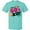 Scuba Blue, variant on Inktastic I'm a 60's Kid 1960's Style Colorful Flowers T-Shirt