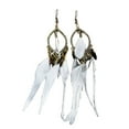 thumbnail image 1 of Pendientes de plumas Jumpingount Hojas Multicolor, 1 of 6
