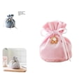 thumbnail image 1 of Candy Bag with Faux Pearl Creative Drawstring Christmas Wedding Jewelry Gift Storage Velvet Pouch for Birthday, 1 of 8