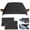 B, variant on 2026 Black Car Snow Shield, Front Windshield, Sunshade, Glass Sunshade, Thickened Magnetic Snow Cover, Freezing Half Cover, Car Coat