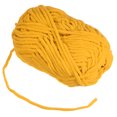 thumbnail image 3 of Chenilla Hilo Terciopelo Manta Hilo 100g/3.5oz 6 Súper Voluminoso Poliéster Suave Tejido para Ganchillo Tejedura Bolsos Bufanda Sombrero, Naranja, 3 of 7
