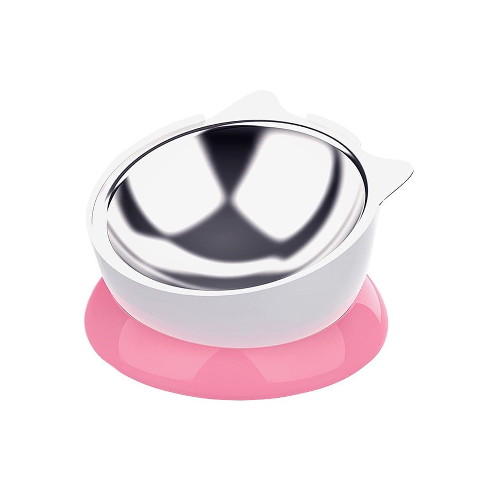 AIHOME Dog Cat Bowl Stainless Steel Food Water Bowls Pet Feeder Tilted