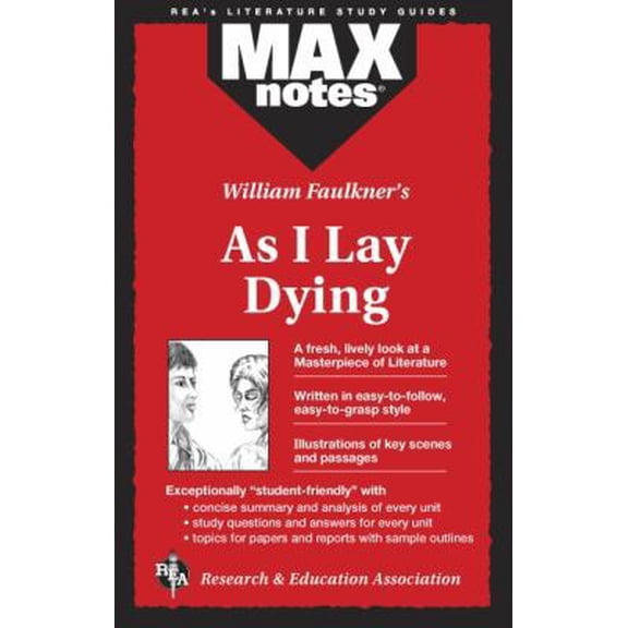 Pre-Owned As I Lay Dying (Maxnotes Literature Guides) (Paperback) 087891059X 9780878910595