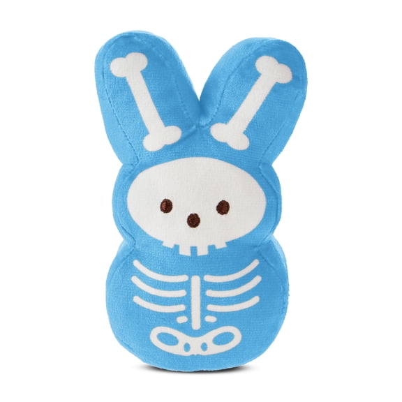 Peeps® Marshmallow-Scented Blue Skeleton Bunny Plush For Halloween