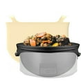 thumbnail image 1 of Silicone Slow Cooker Divider Liners  Reusable  Eco-Friendly  Leakproof Dishwasher Safe Cooking Liner For 6QT Crock Pot, 1 of 7