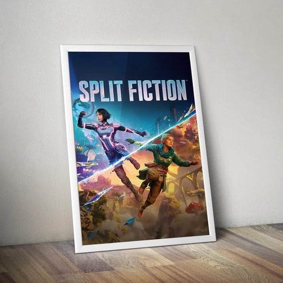 Split Fiction Poster | Gaming Poster | Gaming Artwork | Gaming Decor | Video Game Poster | Gaming | Video Game Print | Wall Art, Unframed Paper Poster 8x10in
