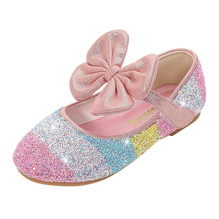 

Tengma Toddler Sandals Girls Baby Princess Shoes Sequin Rhinestone Bow Sandals Dancing Shoes Infant Pearl Bling Shoes Single Kids Shoes Kid Shoes （Pink Size: 37）