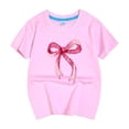 thumbnail image 5 of Godom Girls T Shirts Short Sleeve Kids Loose Soft Tops Summer Tops, 5 of 5