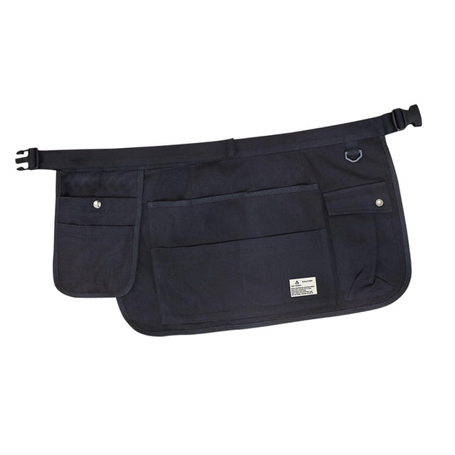 Half Waist Apron Work Apron Convenient Adjustable Utility Belt Utility Waist Bag black