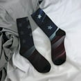 thumbnail image 5 of Gaeub American Flag Waving Print Print Adult Crew Socks,Mid-Calf Socks,Stylish & Comfortable Adult Socks for Men & Women,Crew Athletic Socks for Sport Running Traveling, 5 of 6