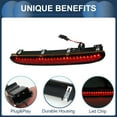 thumbnail image 4 of Luces de freno LED únicas para Opel, Vauxhall, Astra J MK 2009-2017, plástico impermeable, carcasa negra, 4 of 7
