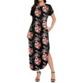 thumbnail image 2 of Vestido Jeqeocafy maxi holgado de manga corta para mujer, casual, casual, 2 of 6