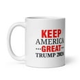 thumbnail image 3 of Keep America Great Trump 2024 Coffee Tea Ceramic Mug Office Work Cup Gift 15 oz, 3 of 3
